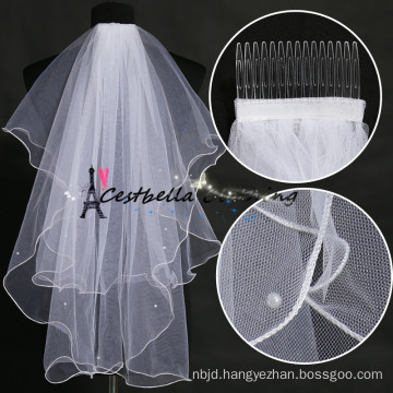 Lastest Classic Ivory White and Custom Made Bridal Wedding Veil